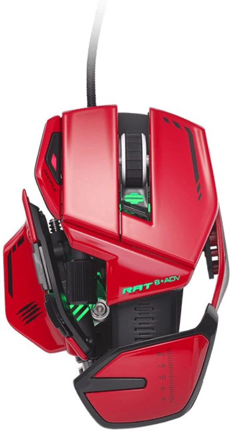 Mad Catz R.A.T 8+ ADV mouse Right-hand USB Type-A Optical 20000 DPI