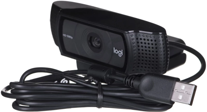 Logitech C920e HD 1080p webcam 1920 x 1080 pixels USB 3.2 Gen 1 (3.1 Gen 1) Black