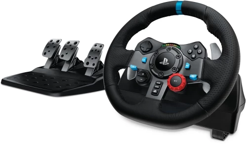 Logitech G G29 Steering wheel + Pedals Playstation 3,PlayStation 4 Analogue USB 2.0 Black
