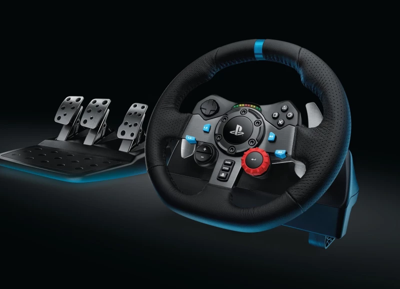Logitech G G29 Steering wheel + Pedals Playstation 3,PlayStation 4 Analogue USB 2.0 Black