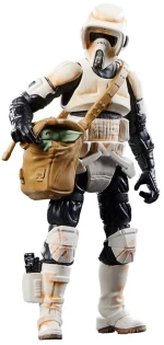 Star Wars the Mandalorian Speeder Bike Scout Trooper & Grogu figure 9cm