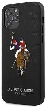 US Polo USHCP12MPUGFLBK iPhone 12/12 Pro 6.1 black / black Polo Embroidery Collection
