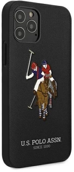 US Polo USHCP12MPUGFLBK iPhone 12/12 Pro 6.1 black / black Polo Embroidery Collection