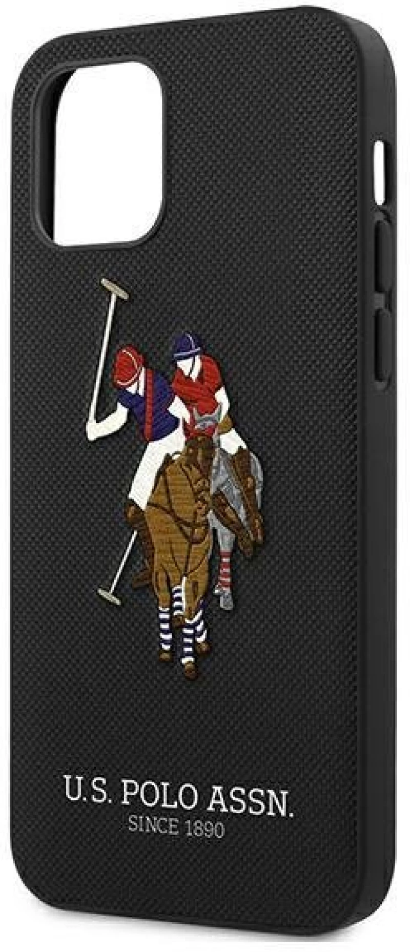 US Polo USHCP12MPUGFLBK iPhone 12/12 Pro 6.1 black / black Polo Embroidery Collection