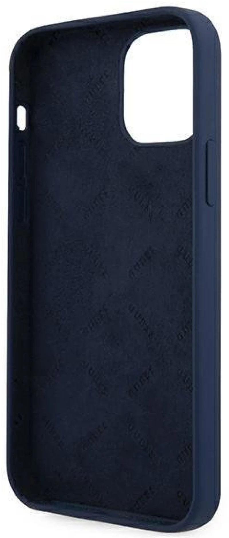 Guess GUHCP12LLSVSBL iPhone 12 Pro Max 6.7 blue / blue hardcase Script Vintage