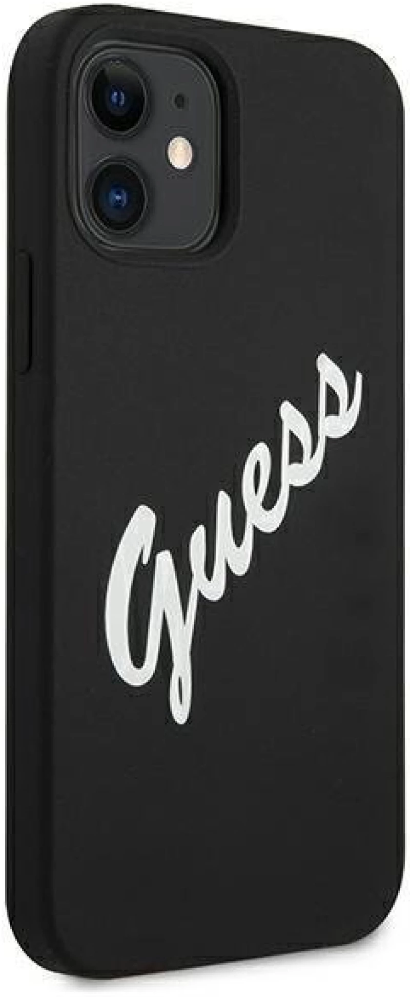 Guess GUHCP12SLSVSBW iPhone 12 mini 5.4 black and white / black white hardcase Silicone Vintage