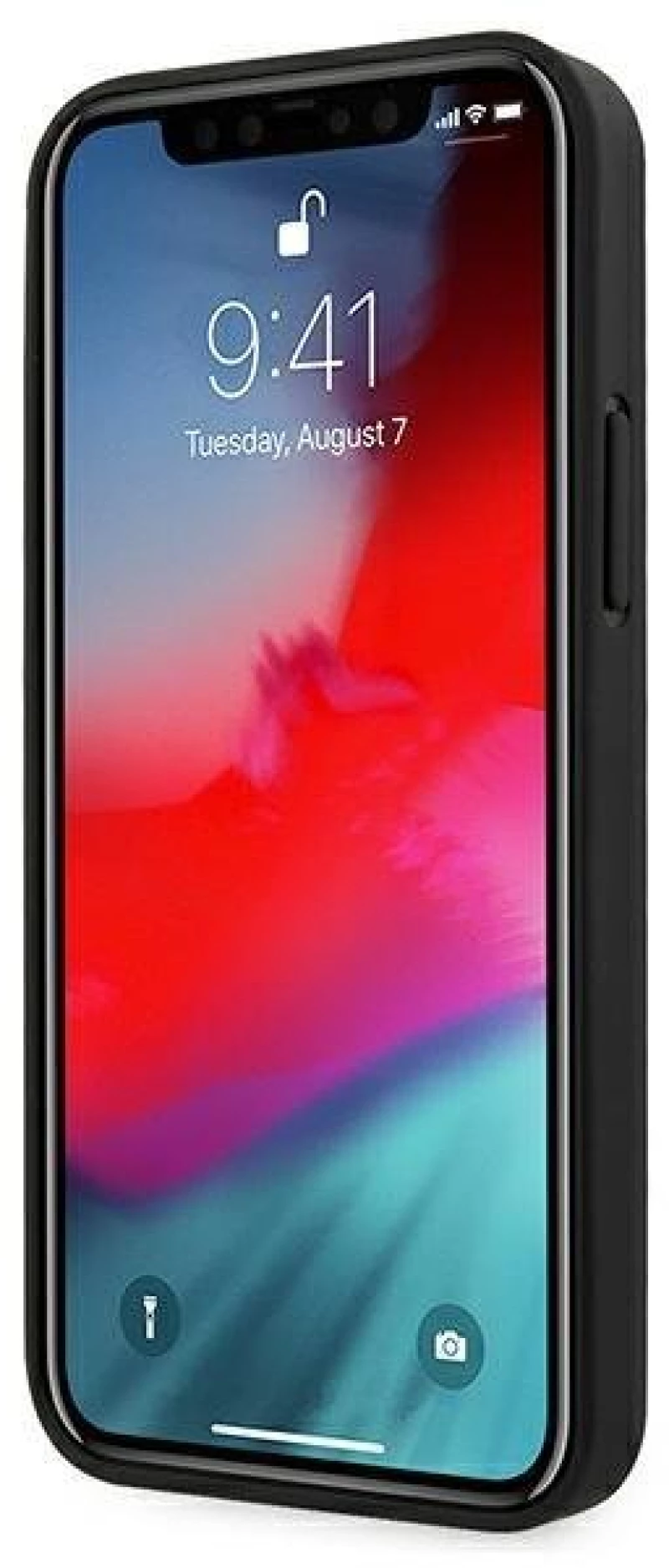 Ferrari FESAXHCP12LRE iPhone 12 Pro Max 6,7" red hardcase On Track Carbon Stripe