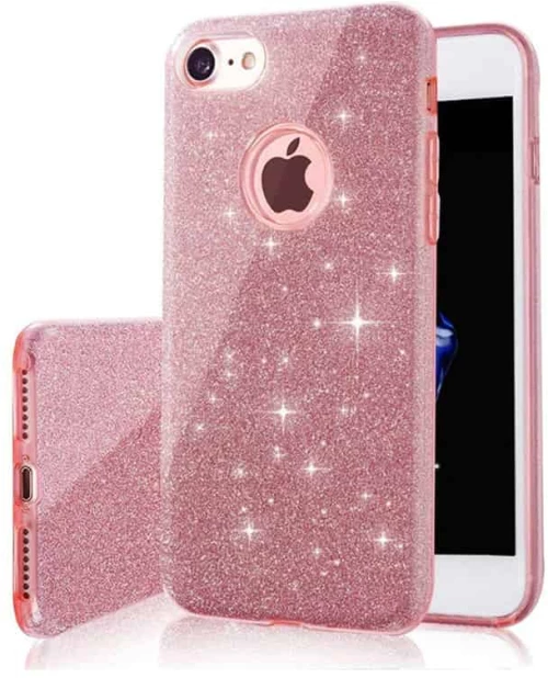 Glitter 3in1 case for iPhone 13 Pro Max 6,7" pink