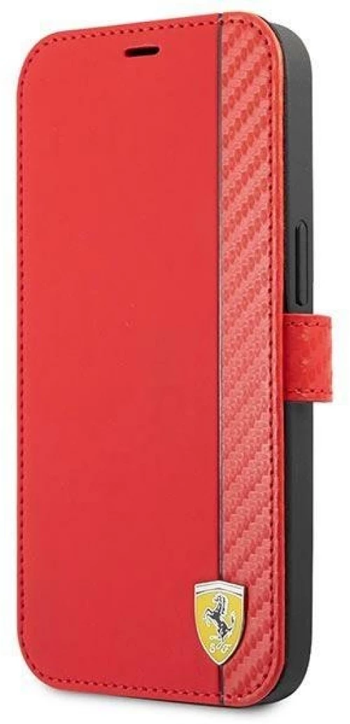 Ferrari FESAXFLBKP13SRE iPhone 13 mini 5,4 red / red book On Track Carbon Stripe