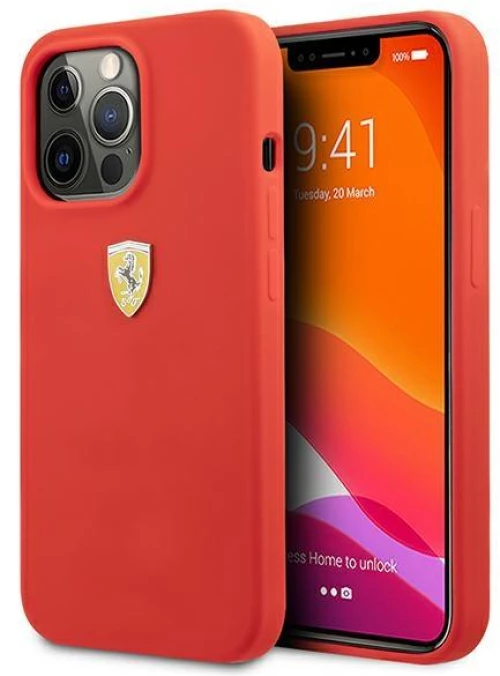 Ferrari FESSIHCP13XRE iPhone 13 Pro Max 6.7 red / red hardcase Silicone