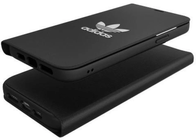 Adidas OR Booklet Case BASIC iPhone 12 Pro Max 6.7 black and white / black white 42228