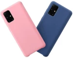 Silicone Case Soft Flexible Rubber Cover for Samsung Galaxy A03s pink