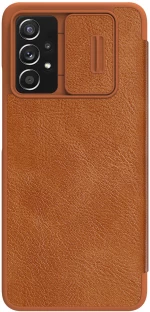 Nillkin Qin leather holster for Samsung Galaxy A73 brown