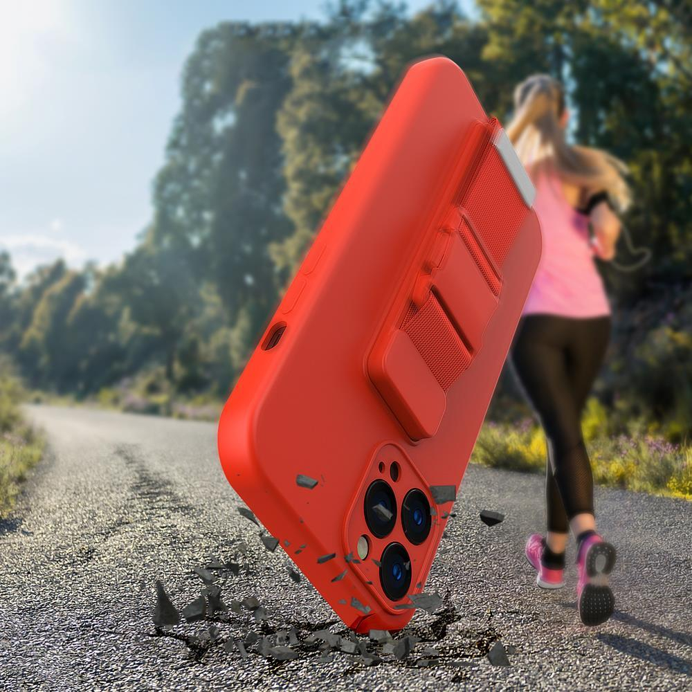 Rope Case Silicone Lanyard Cover Purse Lanyard Strap For Xiaomi Poco X4 Pro 5G Red