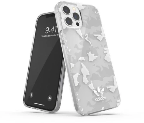 Adidas OR SnapCase Camo iPhone 12 Pro Ma x Clear / White 43706