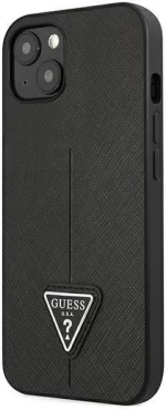 Guess GUHCP13SPSATLK iPhone 13 mini 5,4" czarny/black hardcase SaffianoTriangle Logo
