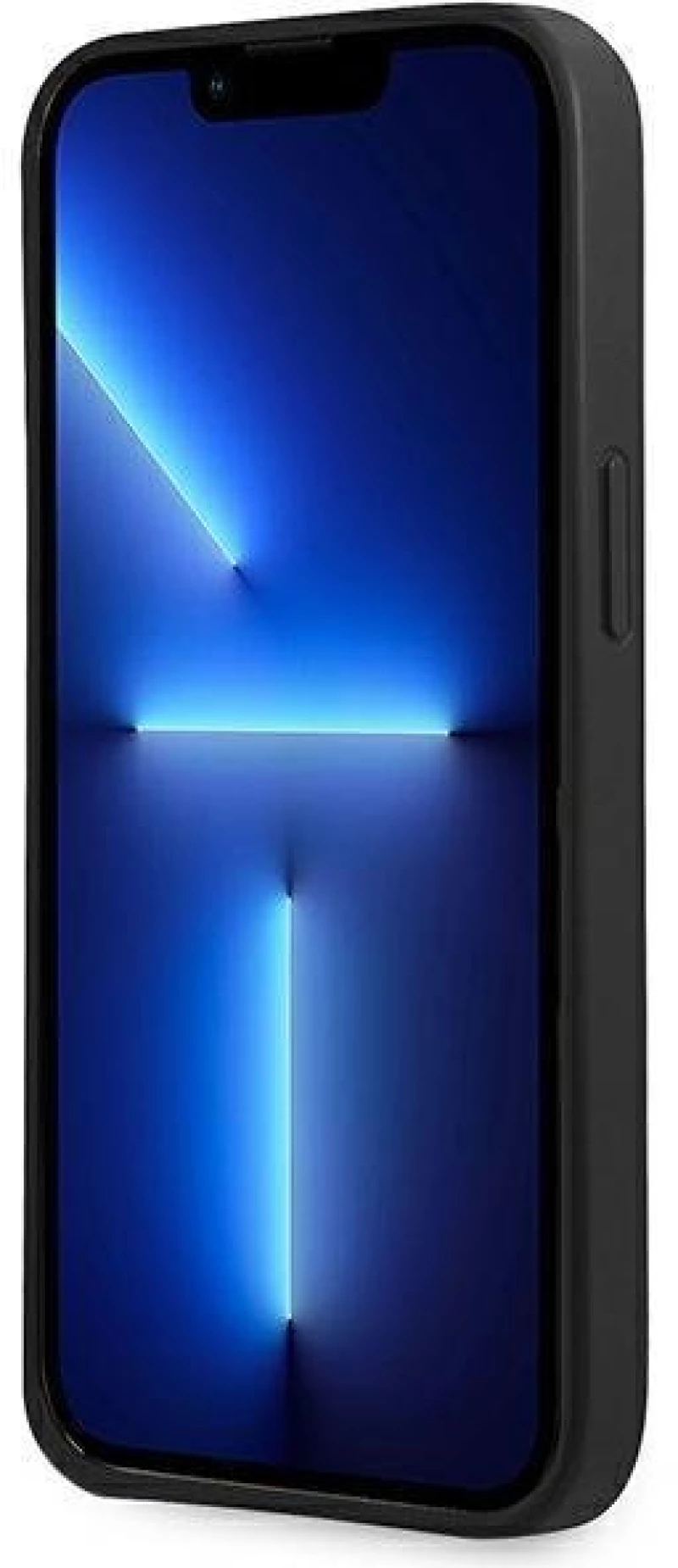 Guess GUHCP13SPSATLK iPhone 13 mini 5,4" czarny/black hardcase SaffianoTriangle Logo