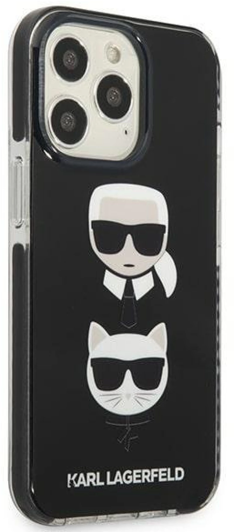 Karl Lagerfeld KLHCP13XTPE2TK iPhone 13 Pro Max 6,7" hardcase czarny/black Karl&Choupette Head