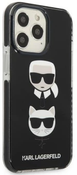 Karl Lagerfeld KLHCP13XTPE2TK iPhone 13 Pro Max 6,7" hardcase czarny/black Karl&Choupette Head