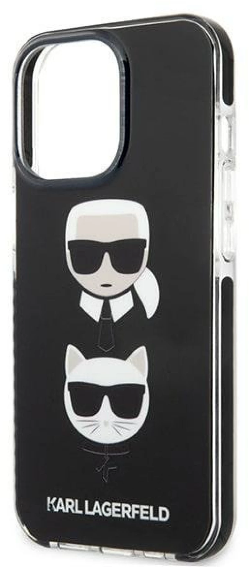 Karl Lagerfeld KLHCP13XTPE2TK iPhone 13 Pro Max 6,7" hardcase czarny/black Karl&Choupette Head