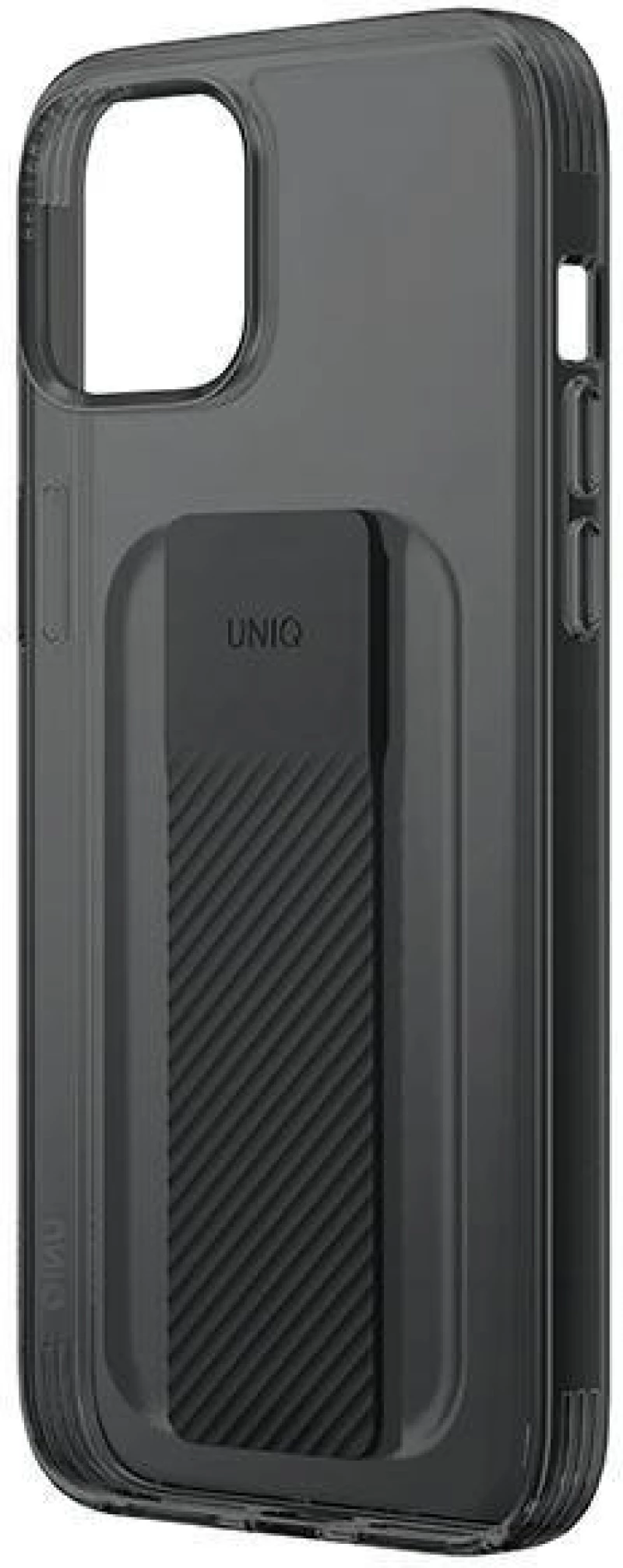 UNIQ etui Heldro Mount iPhone 14 Plus 6,7" czarny/vapour smoke