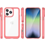 Outer Space Case iPhone 14 Pro Max hard cover with a gel frame red