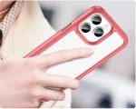 Outer Space Case iPhone 14 Pro Max hard cover with a gel frame red