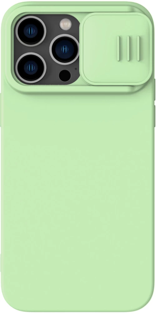 Nillkin CamShield Silky silicone case iPhone 14 Pro 6.1 2022 Mint Green