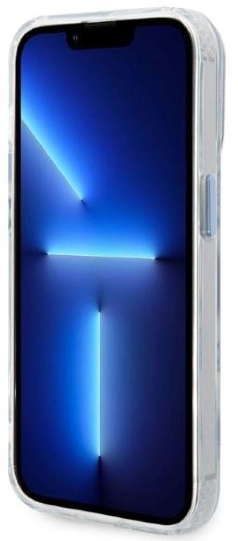 Guess GUHMP14XHTRMB iPhone 14 Pro Max 6.7" blue/blue hard case Metal Outline Magsafe