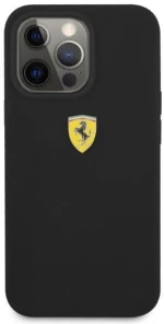 Ferrari FESSIHMP13LBK iPhone 13 Pro / 13 6.1" black/black hardcase Silicone MagSafe