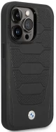 Case BMW BMHMP14L22RPSK iPhone 14 Pro 6.1" black/black Leather Seats Pattern MagSafe