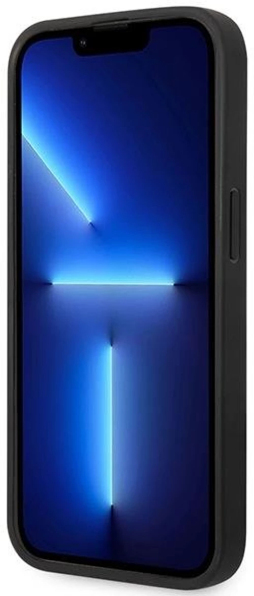 Case BMW BMHMP14L22RPSK iPhone 14 Pro 6.1" black/black Leather Seats Pattern MagSafe