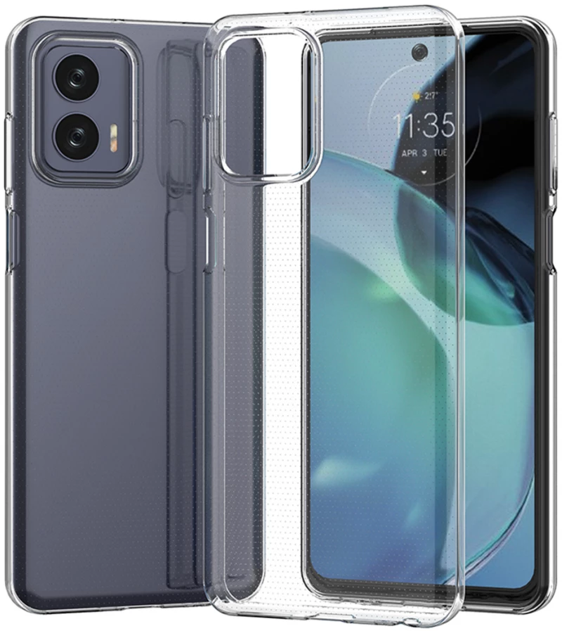 Ultra Clear 0.5mm case for Motorola Moto G73 5G thin cover transparent