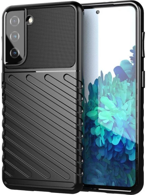 Thunder Case case for Samsung Galaxy A14 5G silicone armor case black