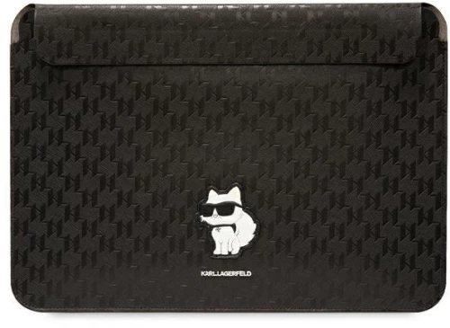 Karl Lagerfeld Sleeve KLCS16SAKHPCK 16" case - black Saffiano Monogram Choupette