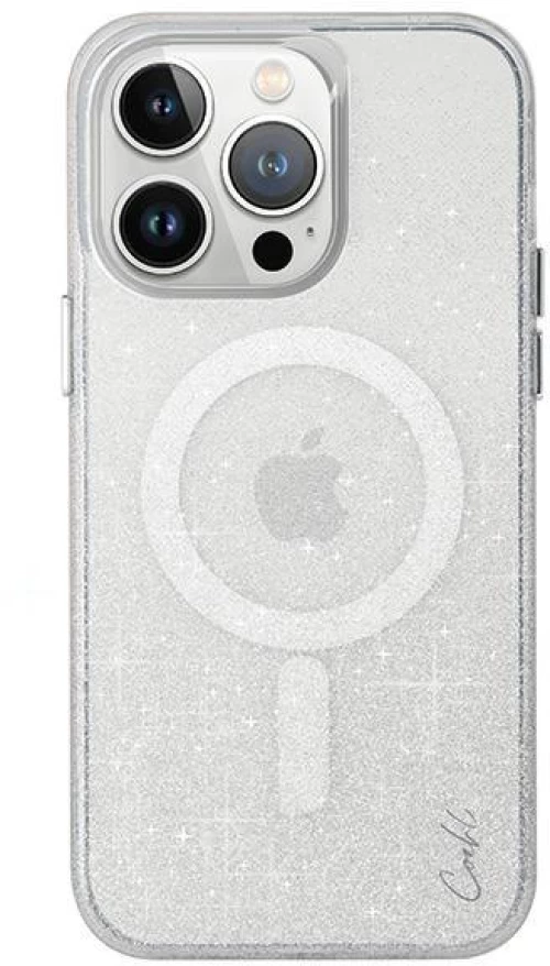 Uniq case Coehl Lumino iPhone 15 Pro Max 6.7" Magnetic Charging silver/sparkling silver