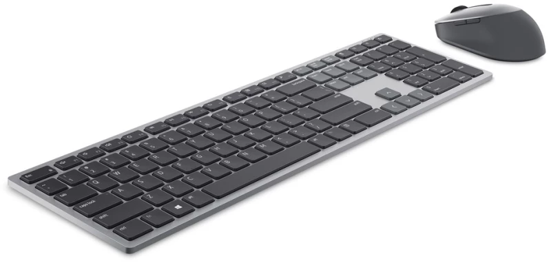 DELL KM7321W keyboard RF Wireless + Bluetooth QWERTY US International Grey, Titanium