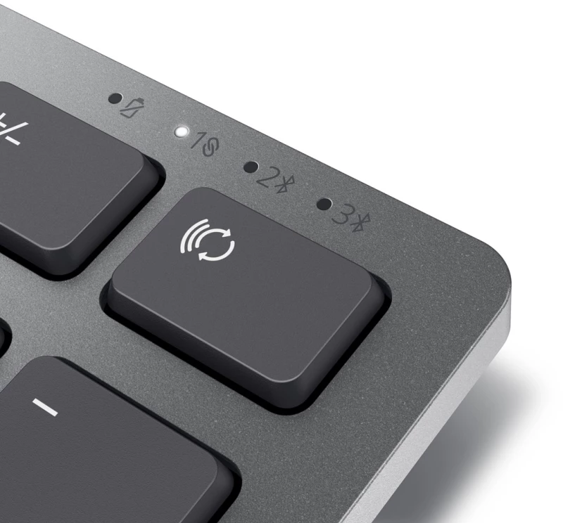 DELL KM7321W keyboard RF Wireless + Bluetooth QWERTY US International Grey, Titanium