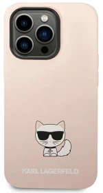 Karl Lagerfeld KLHCP14LSLCTPI iPhone 14 Pro 6.1 "hardcase light pink / light pink Silicone Choupette Body