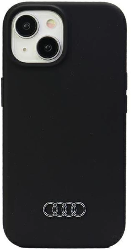 Audi Silicone Case for iPhone 15 Plus - black