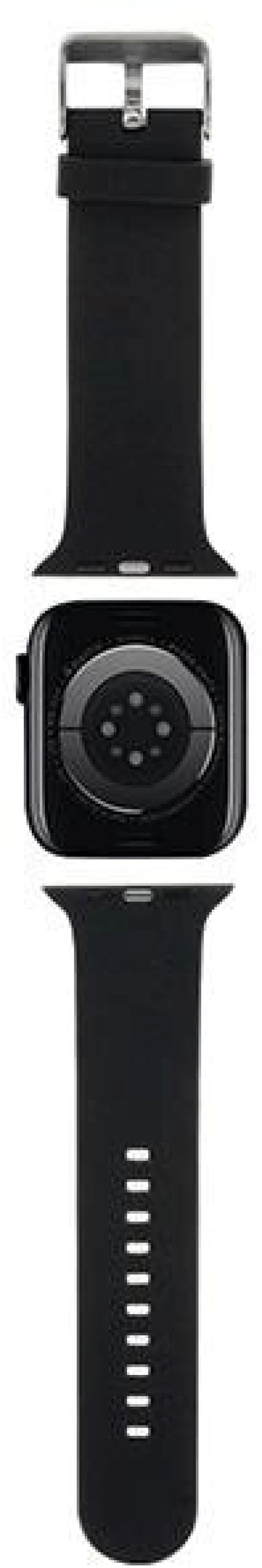 Karl Lagerfeld 3D Rubber Karl&Choupette Heads strap for Apple Watch 38/40/41mm - black