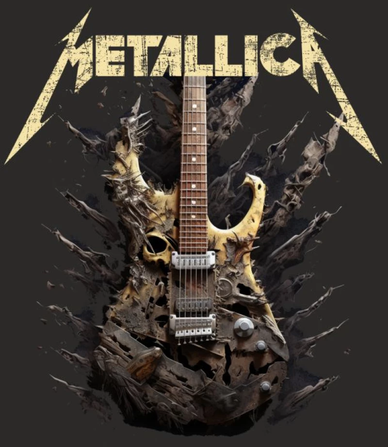 Metallica φούτερ με κουκούλα - BLACK