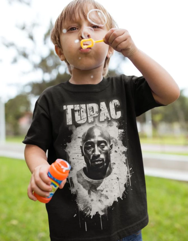 2pac kids t-shirt - WHITE