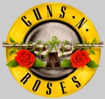 Guns N' Roses T-Shirt Logo - BLACK