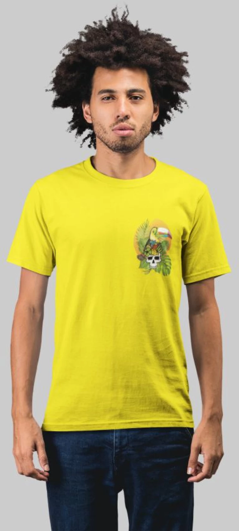 Tropical vibes t-shirt - BLACK
