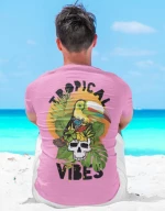 Tropical vibes t-shirt - WHITE