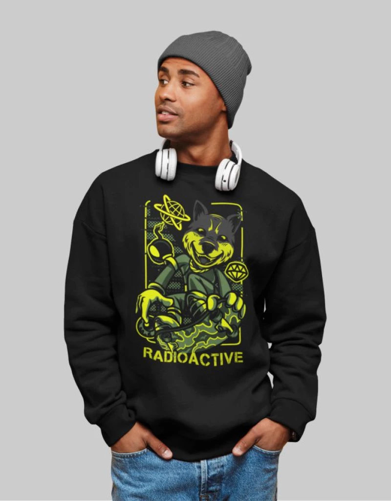 Radioactive Mutant Shiba Inu Φουτερ - BLACK