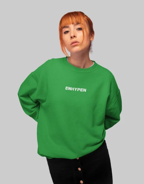Enhypen W Φούτερ - KELLY GREEN