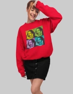 Mona Lisa Φούτερ W - RED