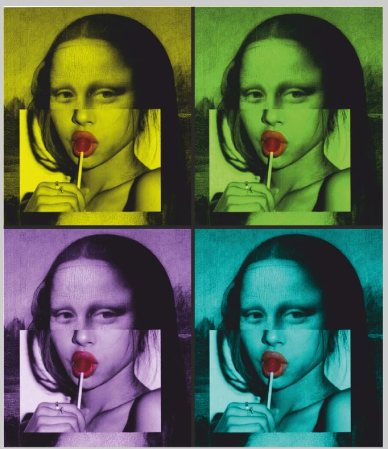 Mona Lisa Φούτερ W - RED